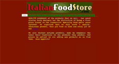 Desktop Screenshot of italianfoodstore.com